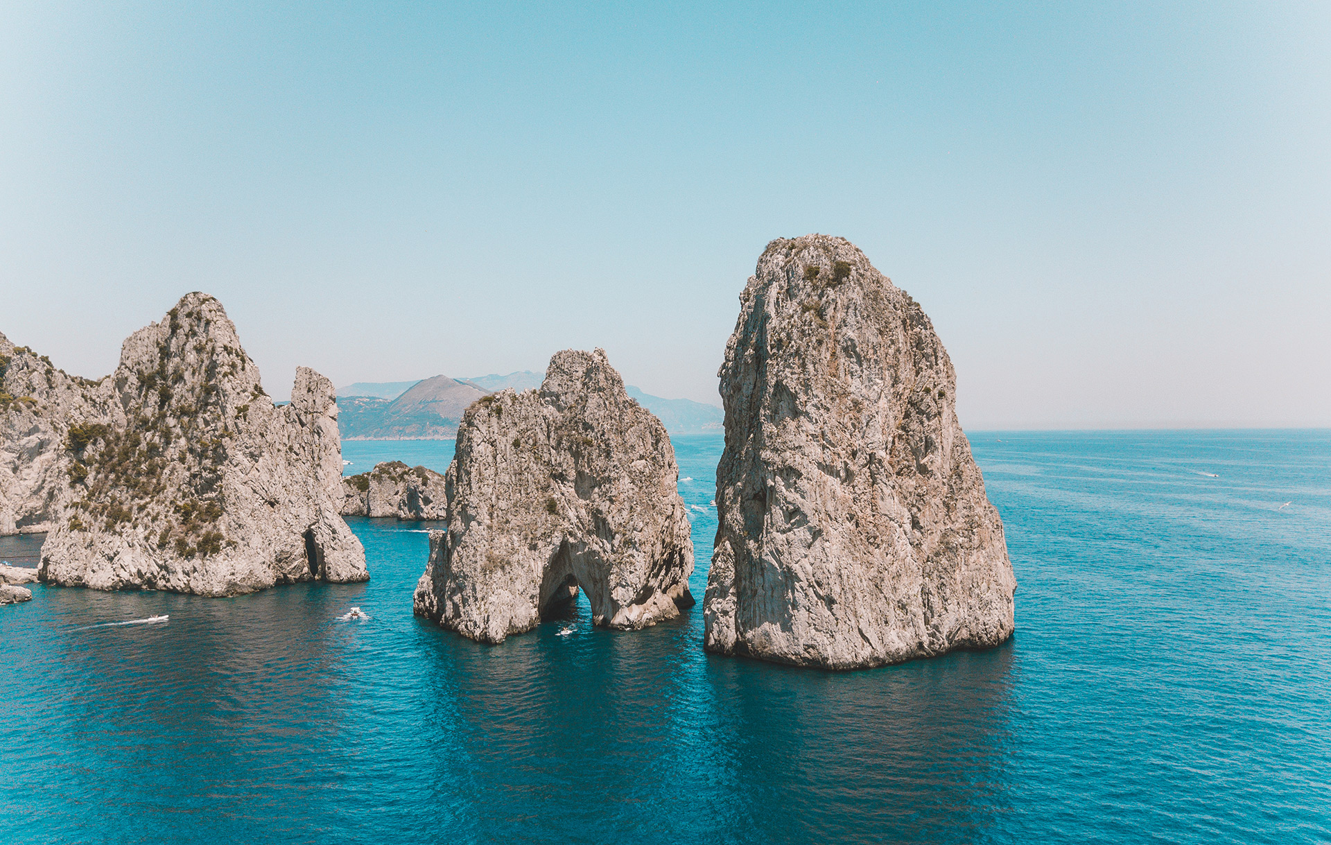 Private boat tour to the island of Capri